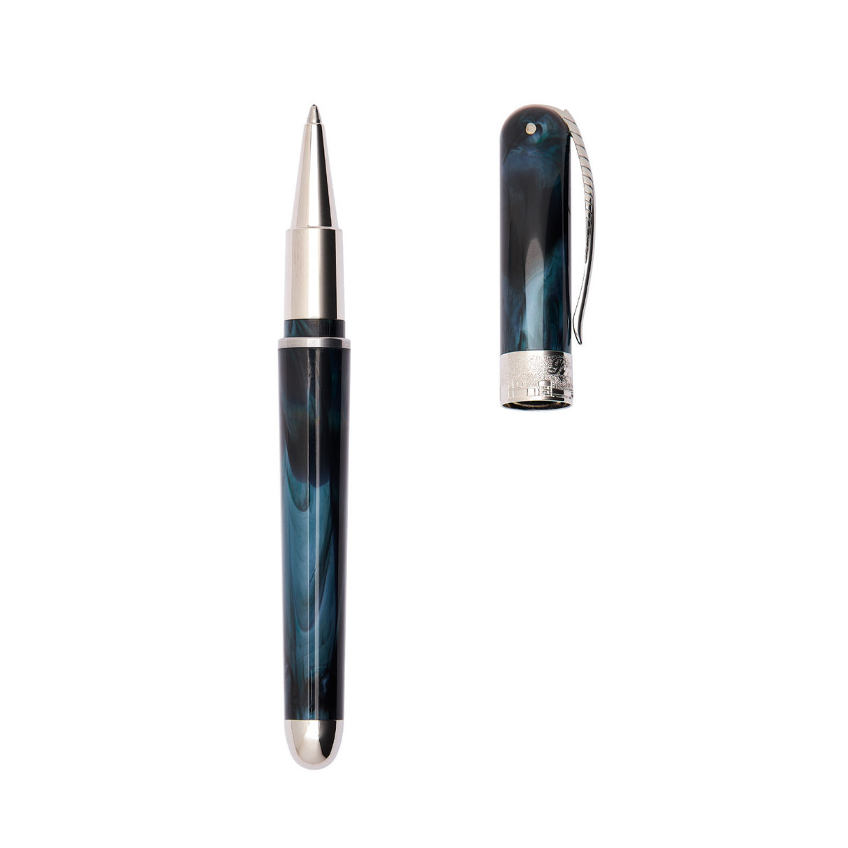 Pineider Avatar UR Mini Imperial Green Palladium Trim Rollerball Pen