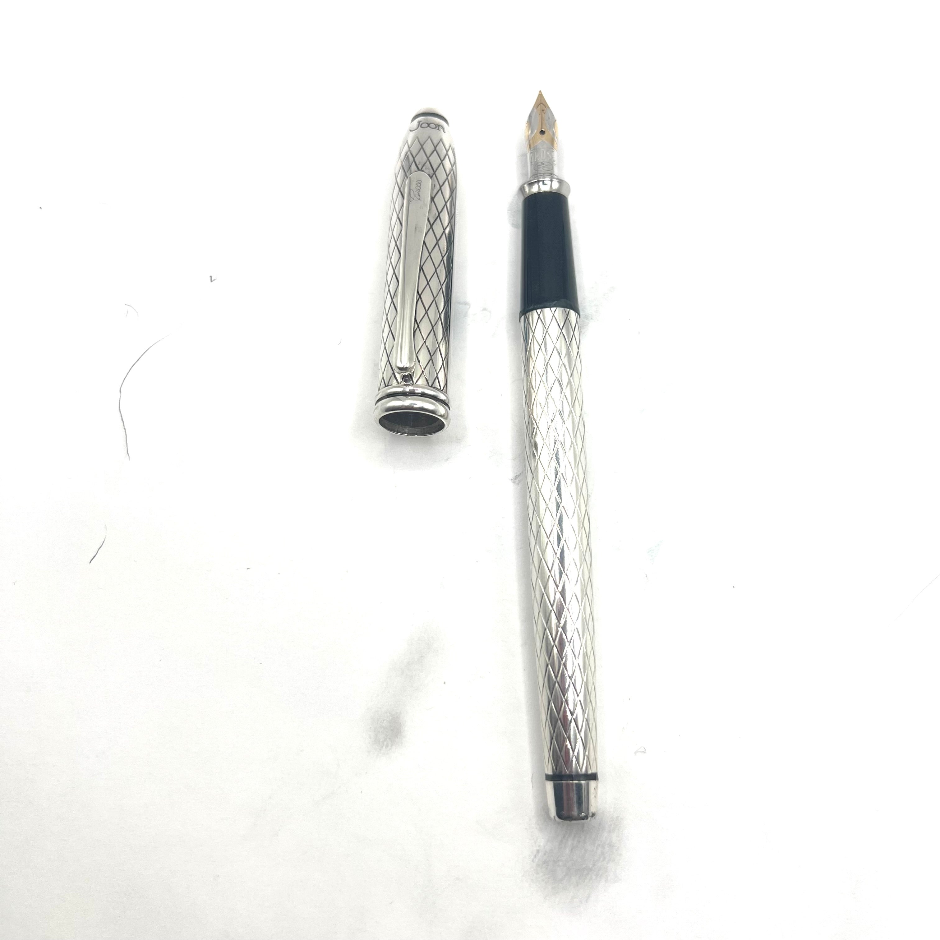 Cross Townsend Sterling Silver Fountain Pen - Made for 25th