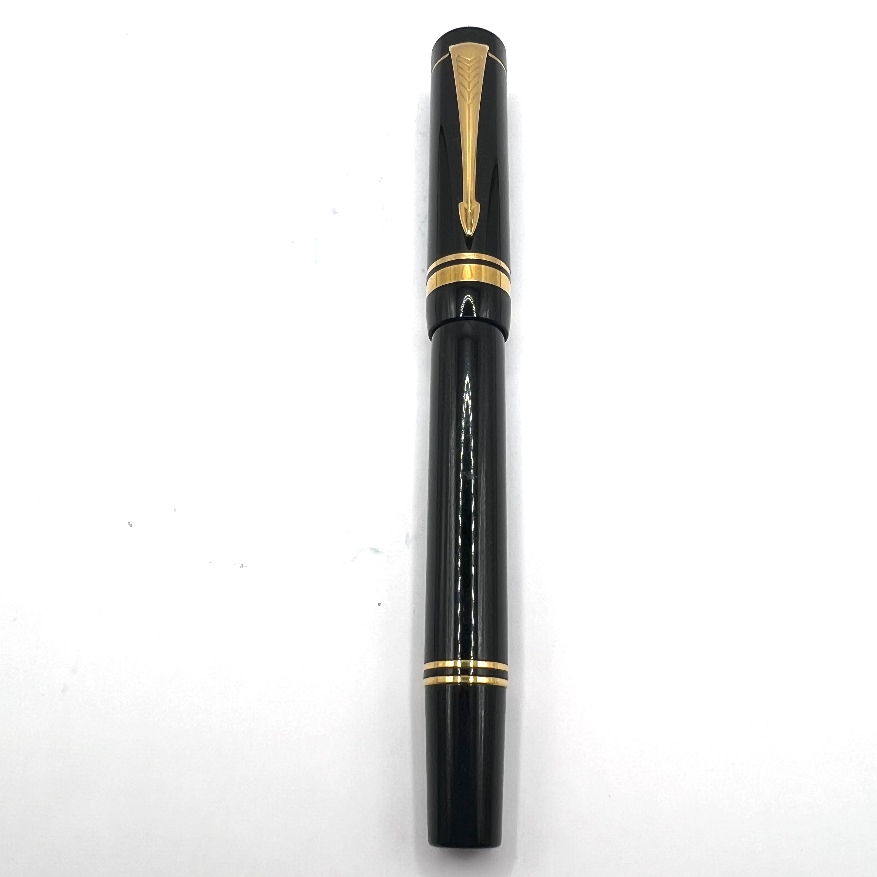Parker International (Standard Size) Black Duofold Fountain Pen