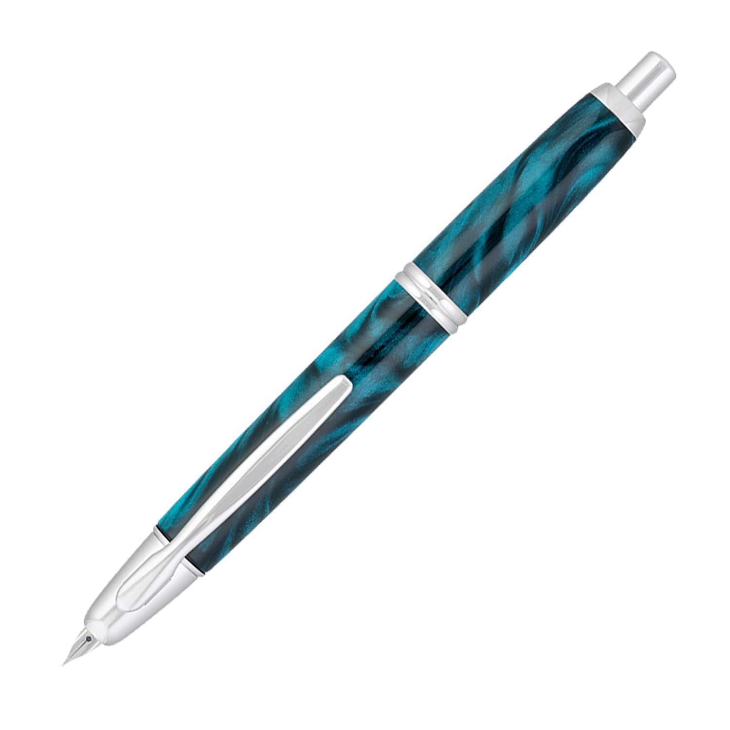 Pilot & Namiki Vanishing Point SE Marble Green - Fountain Pen ...