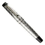 Aurora Optima Riflessi Sterling Silver Fountain Pen