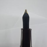 Pelikan M150 Burgundy & Black Fountain Pen - Broad Gold-Plated Nib