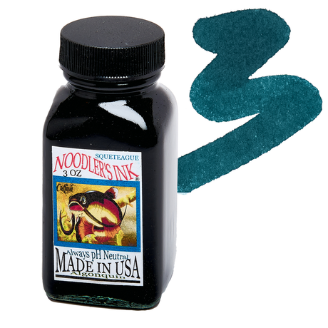 Noodlers Ink Turquoise 3 oz. Ink (Squeteague)