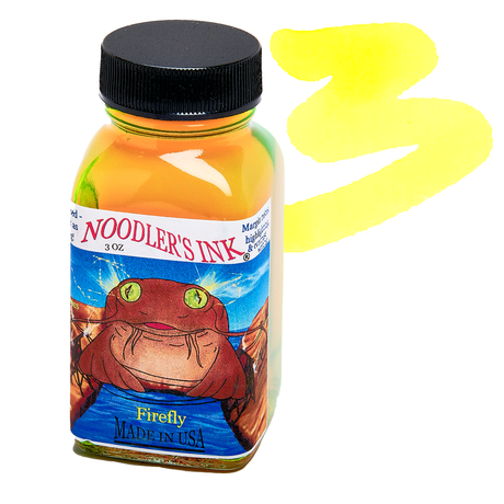 Noodlers Ink Fire Yellow HL 3 oz. Ink