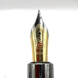 Mabie Todd Lustrous Abalone Fountain Pen  -  Fine Gold-Plated Nib