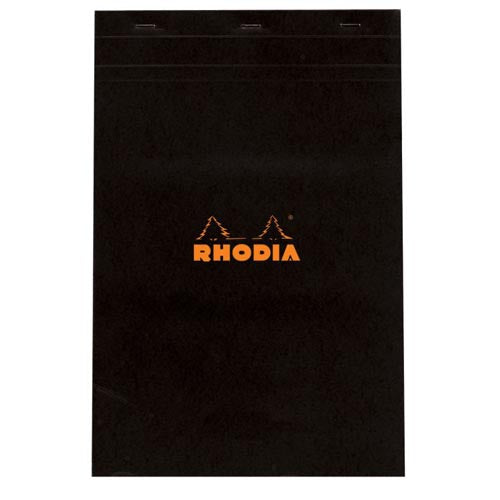 Rhodia Classic Pads Black Graph 8 1/4 in. x 12 1/2 in.