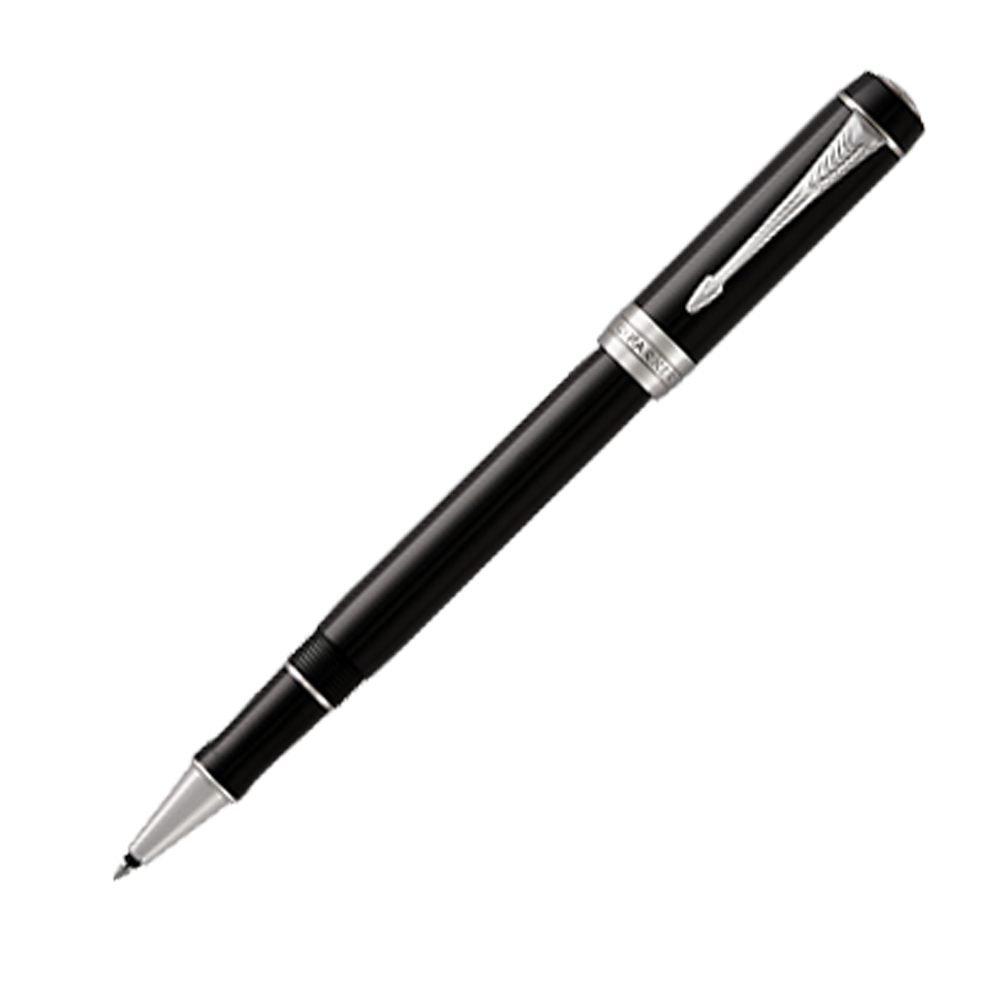 Parker Duofold Classic Resin Black CT - Rollerball