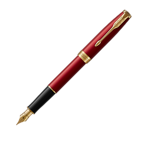 Parker Sonnet Classic Red Satined Lacquer - Fountain Pen