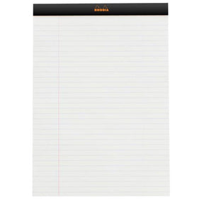 Rhodia Classic Pads Black Lined with Margin 8 1/4 in. x 12 1/2 in.
