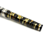 Wahl-Eversharp  Black/Bronze/Transparent Original OMAS Lucens Celluloid Decoband Oversized Fountain Pen