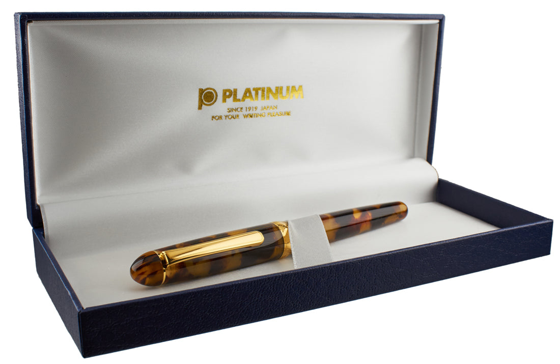 Platinum Celluloid Tortoise - nibs.com