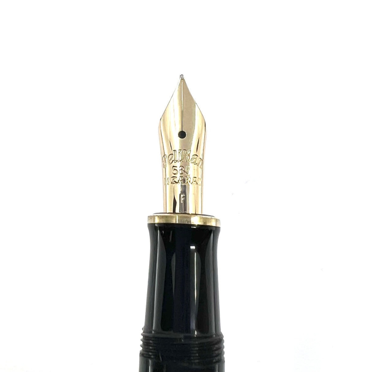 Pelikan M450 Fountain Pen - Gold Vermeil Cap -  Fine 14kt Gold Nib