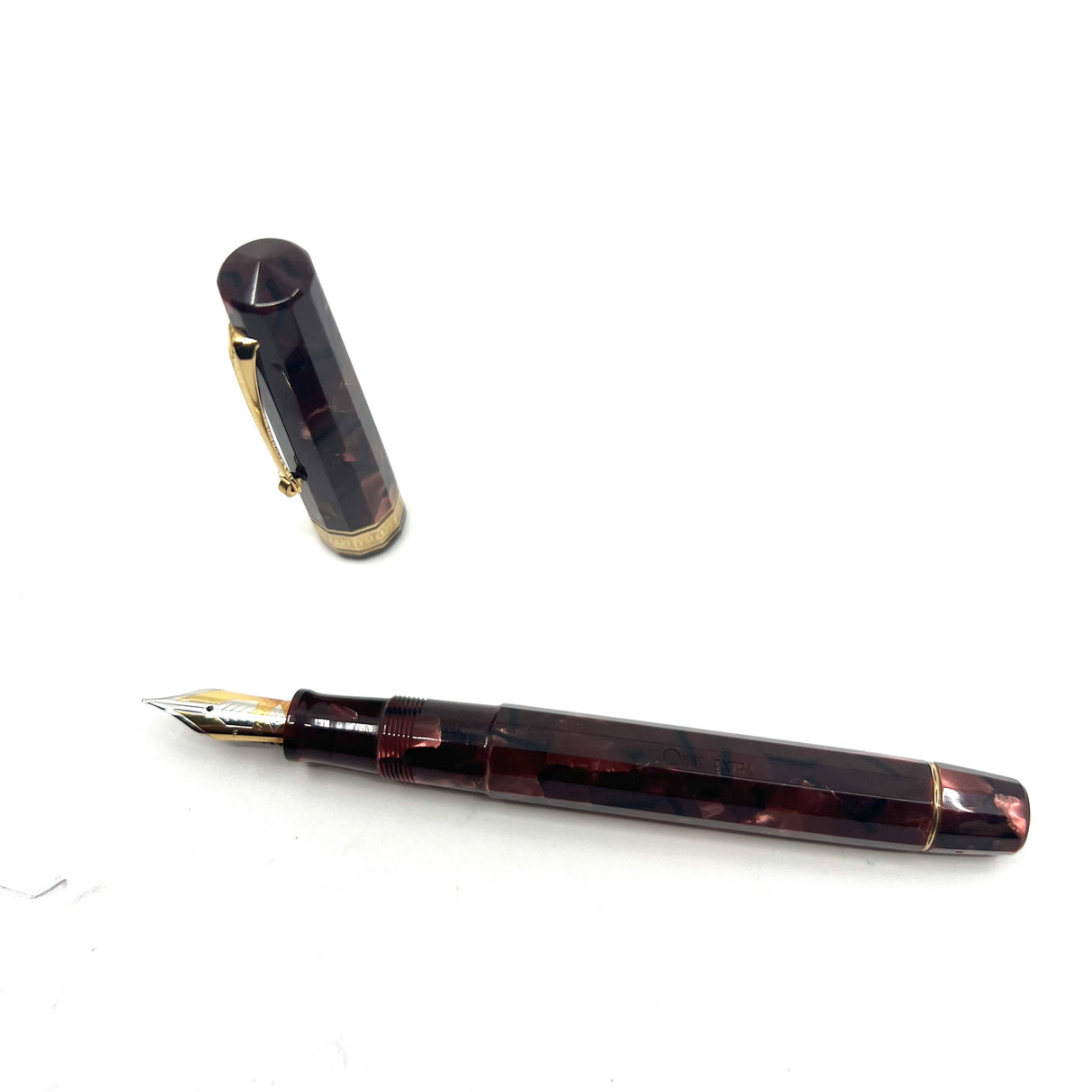 Omas Paragon Scarlet Red Celluloid (1994) - Fountain Pen