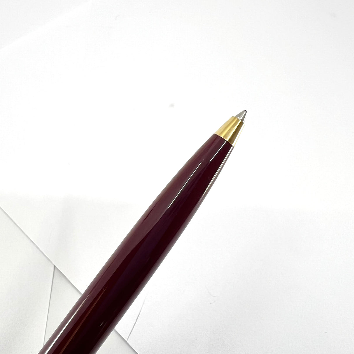 Montblanc "Classic" Burgundy Resin Ballpoint Pen - 1980s