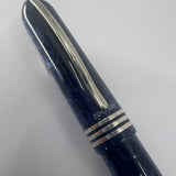 Visconti Amigdala "You & Me" Blue Marbled Limited Edition Fountain Pen  - Fine 14kt Gold  Nib