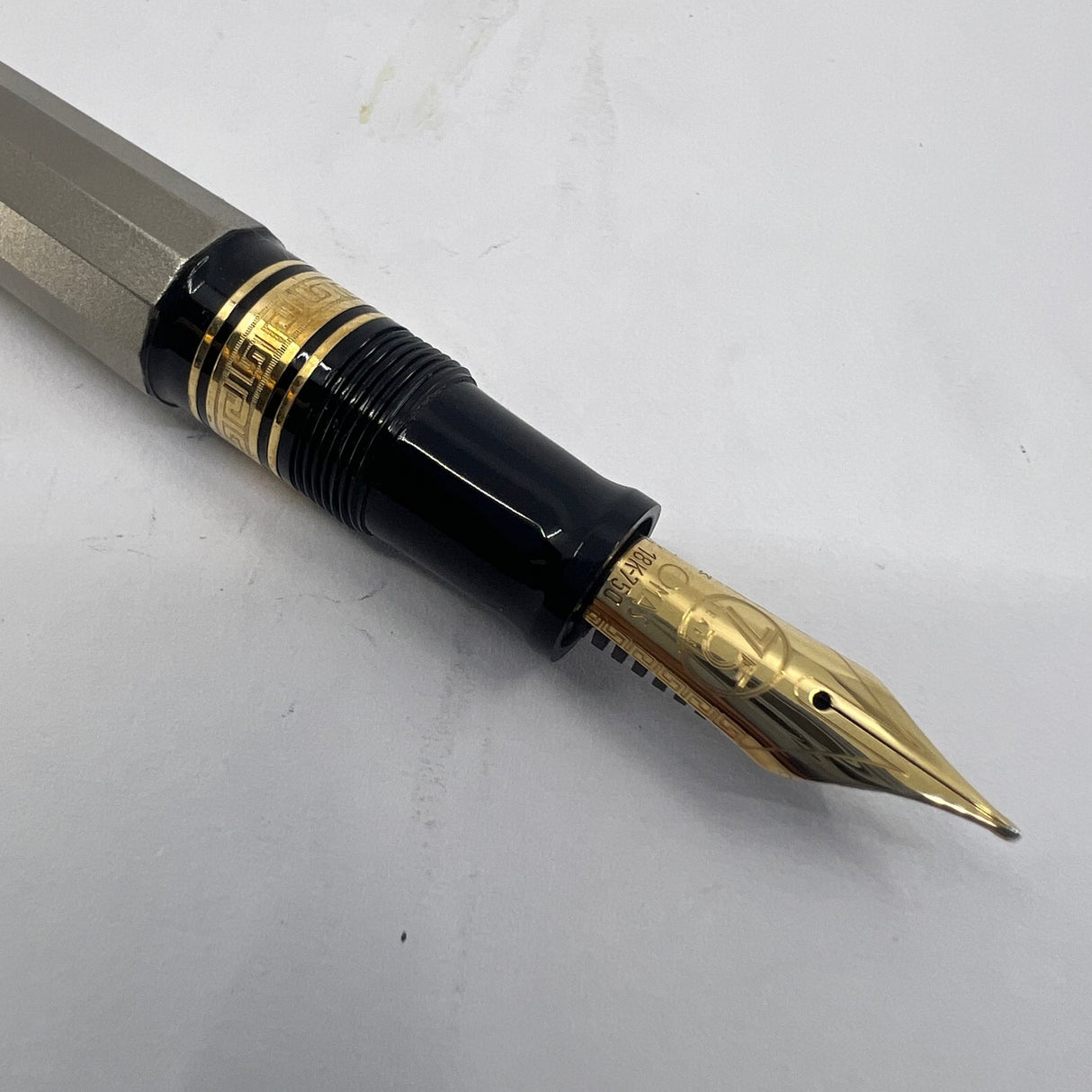 OMAS T-2 Titanium 75th Anniversary Limited Edition Fountain Pen  - Medium 18kt Gold  Nib