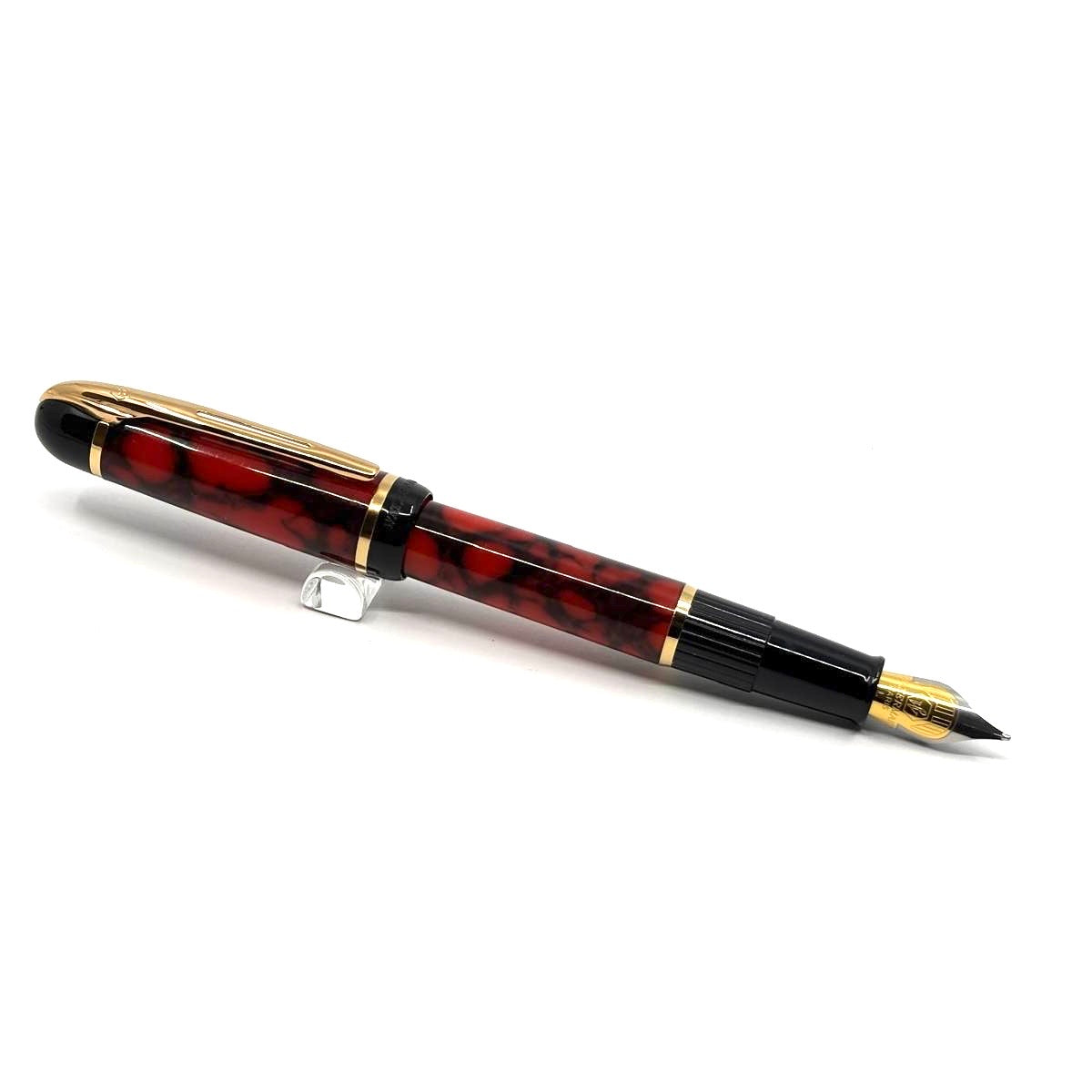 Waterman Phileas Second Generation Red Marble Fountain Pen