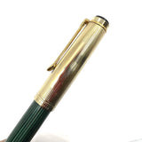 Pelikan Souveran R650 Rollerball - Gold Vermeil Cap - Green Striated Barrel