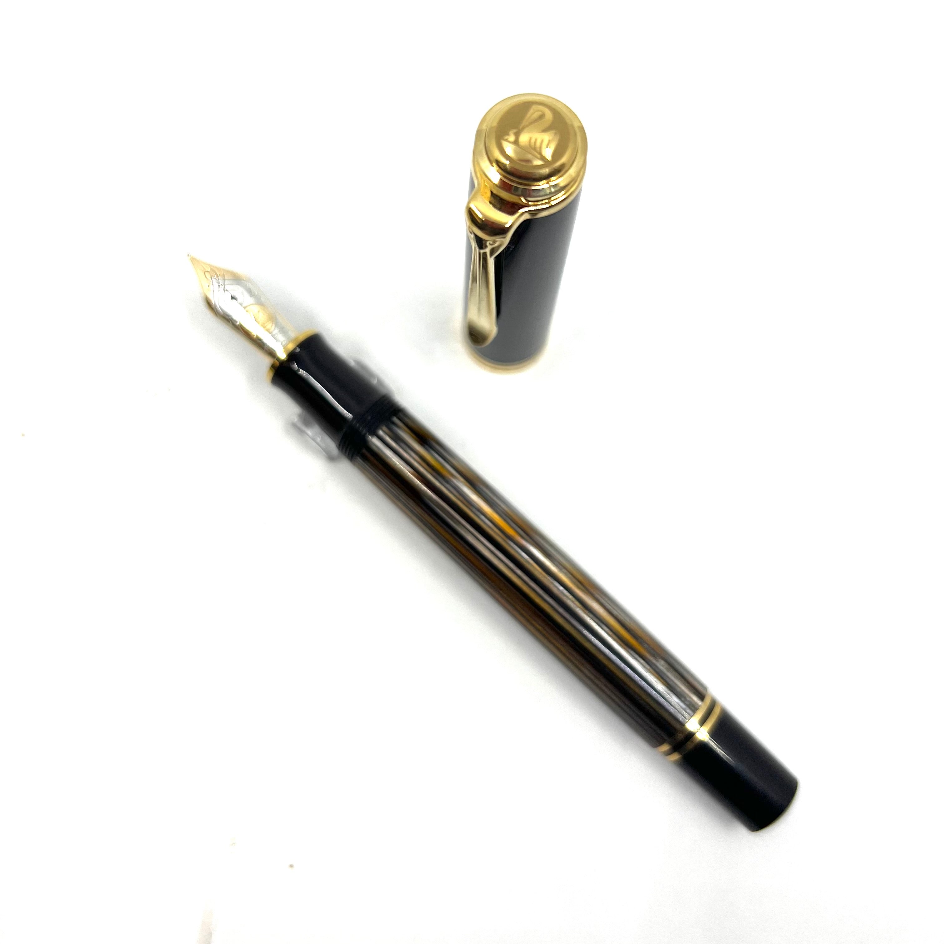 Pelikan M800 Souveran Brown Tortoise Fountain Pen - Very Sought