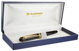 Platinum 3776 Century Black Gold Music Pen - nibs.com