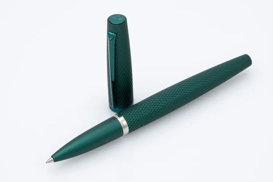 Diplomat Viper Green Quilloche Rollerball Pen
