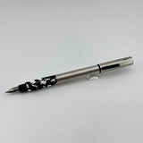 Lamy Logo silver brushed black and white Leopard skin - Fountain Pen