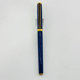 Dunhill Slim Blue Lacquer Gold Nib 14K  - Fountain Pen