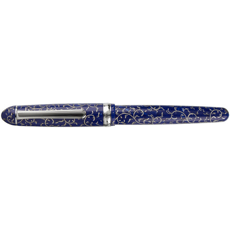 Platinum Celluloid #55 Karakusa Blue - nibs.com