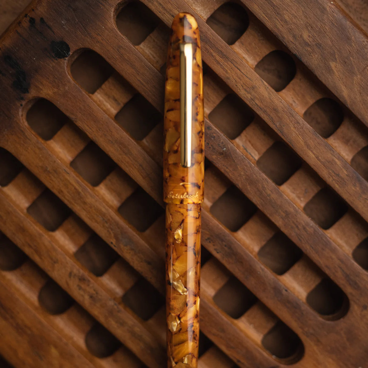 Esterbrook Estie Honeycomb with Gold Trim -  Fountain Pen (Button Piston)