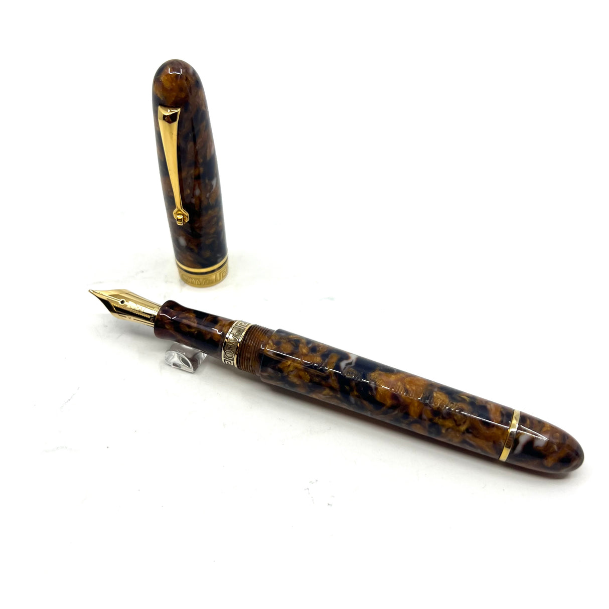 Omas Oversized Gran Ogiva Blue Saffron Celluloid "222' Limited Edition Fountain Pen