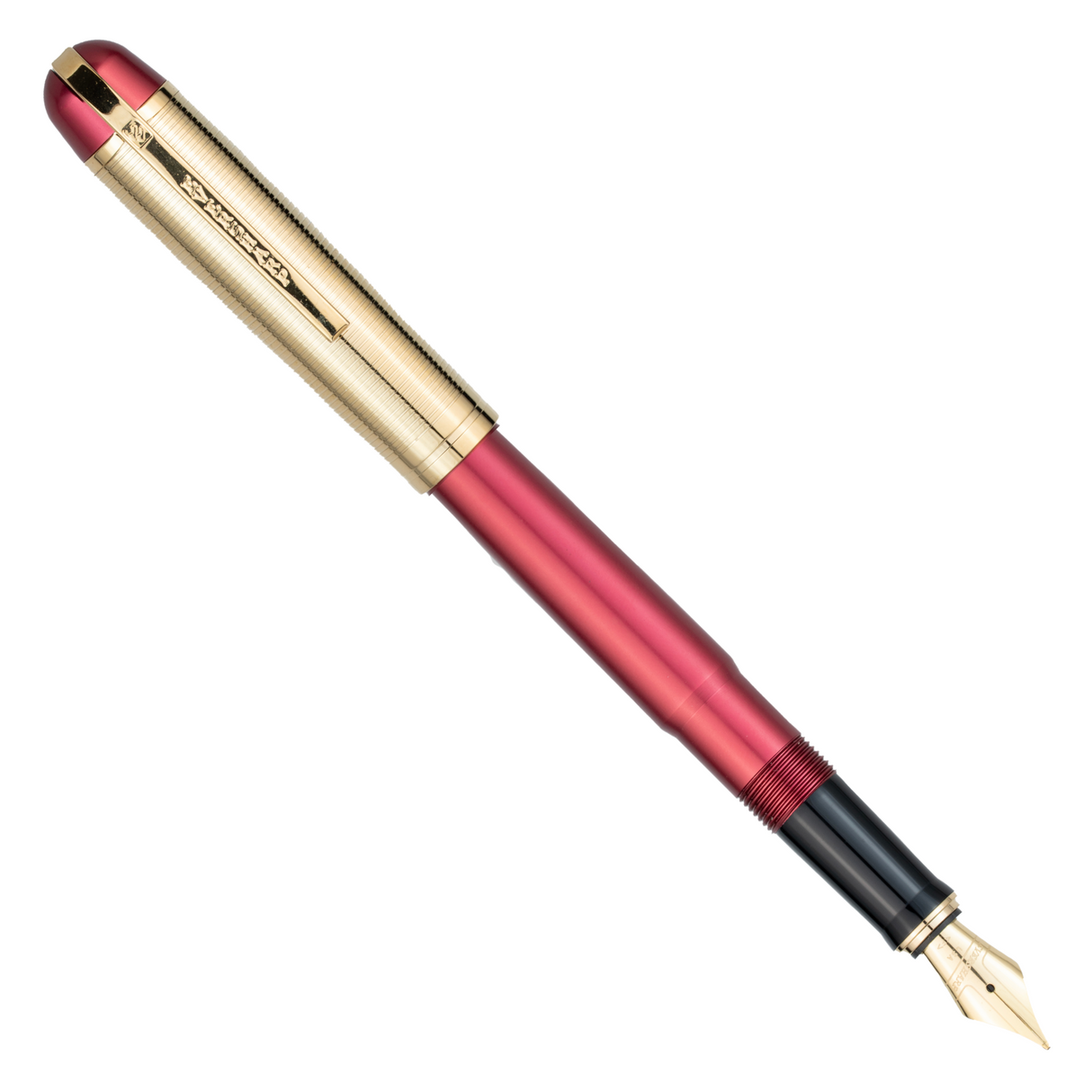 Wahl-Eversharp Skyline Red Presentation Gold Cap - Fountain Pen