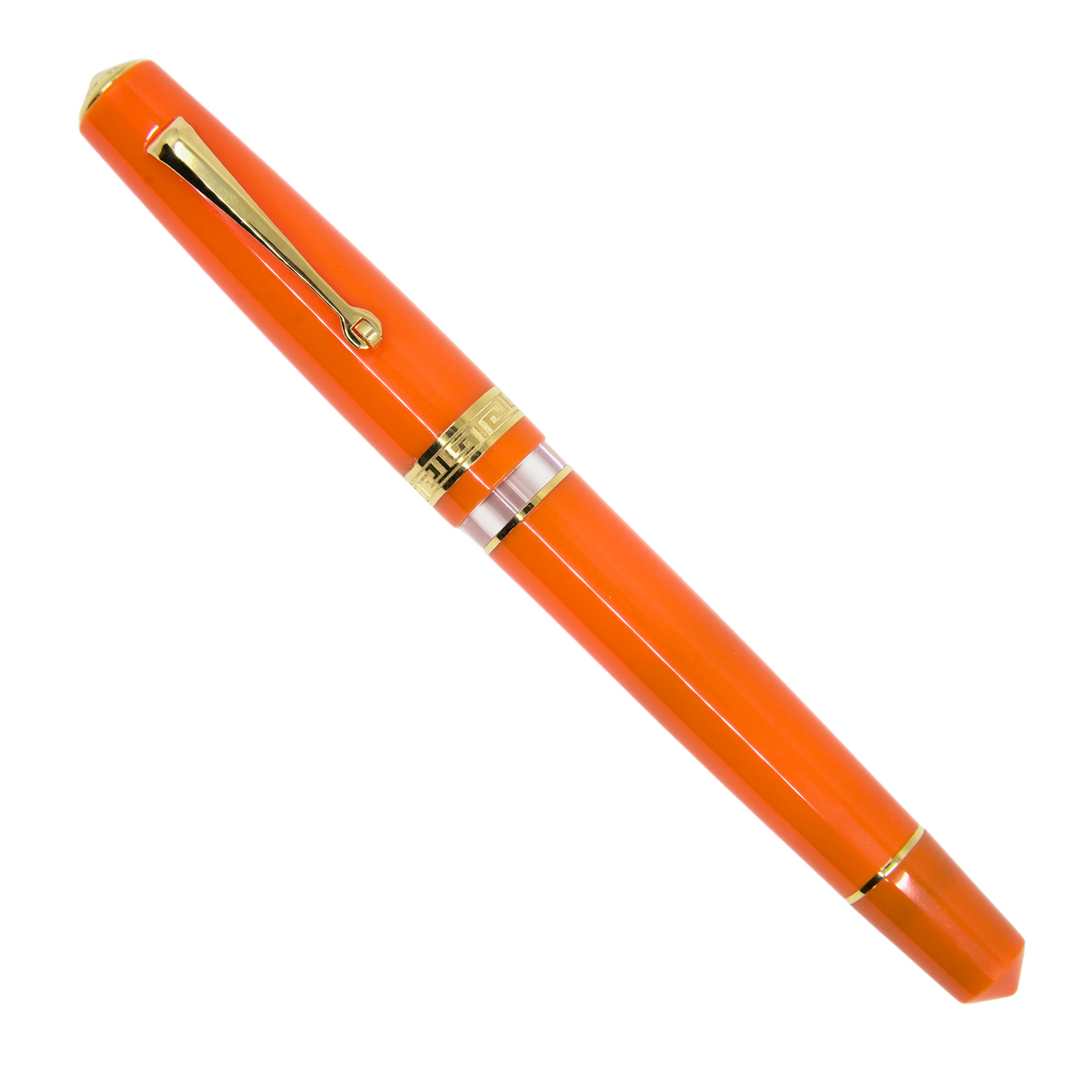 ASC Bologna Portofino Bespoke 2024 Arancio Gold Trim Fountain Pen