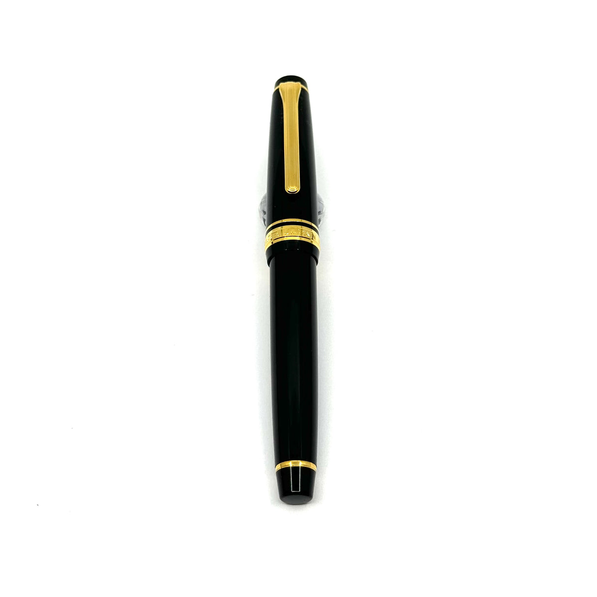 Sailor Black Professional Gear Slim Fountain Pen  - Broad 14kt Gold Nib