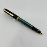 Pelikan Souveran R400 Green stripped  - Rollerball Pen