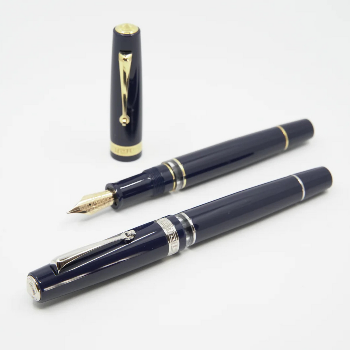 ASC Bologna Portofino Bespoke 2024 Blu Mare Gold Trim Fountain Pen