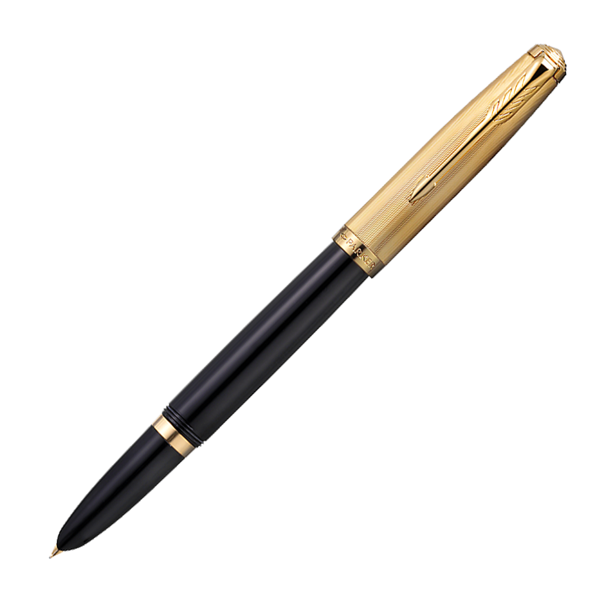 Parker 51 Deluxe Black & Gold - Fountain Pen (18KT Nib)