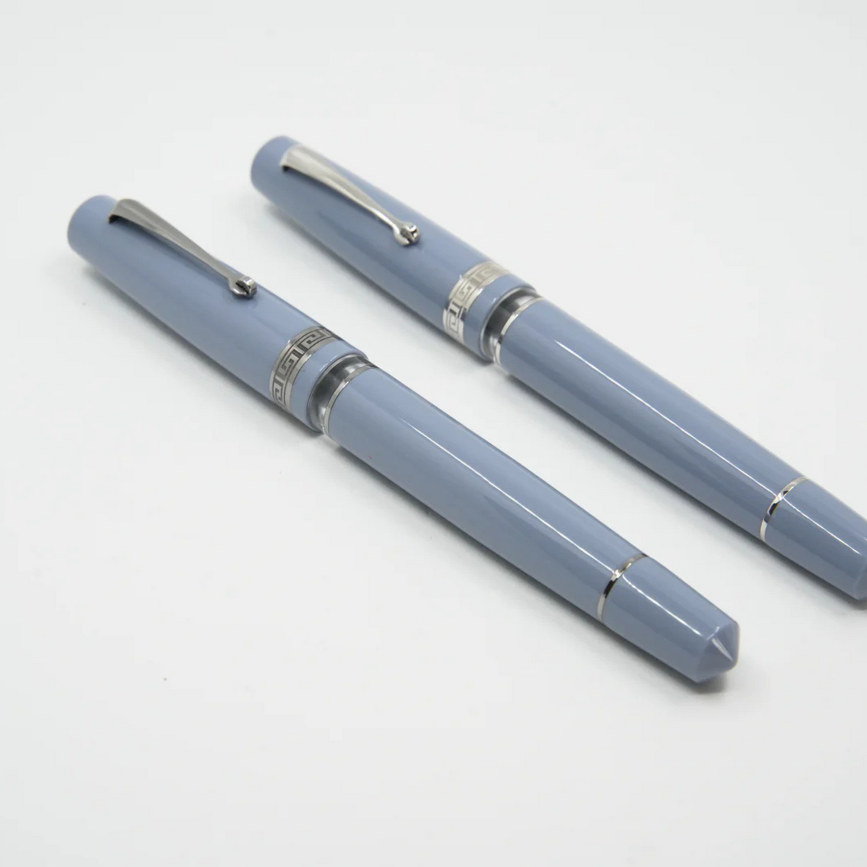 ASC Bologna Portofino Bespoke 2024 Blu Lavanda Rhodium Trim Fountain Pen