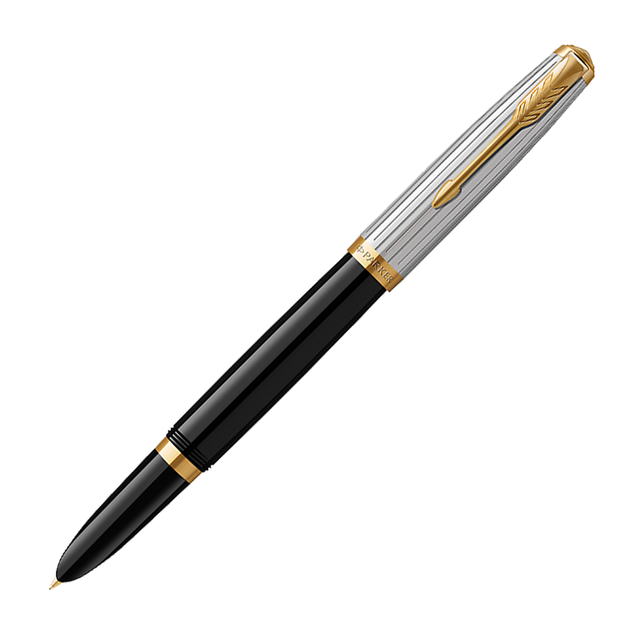 Parker 51 Premium Black & Stainless Steel/Gold - Fountain Pen