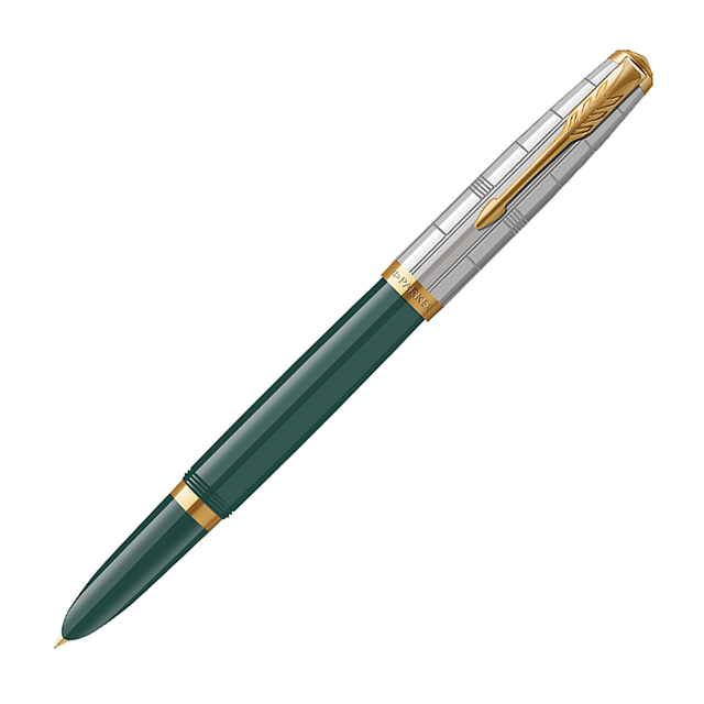 Parker 51 Premium Green & Stainless Steel/Gold - Fountain Pen