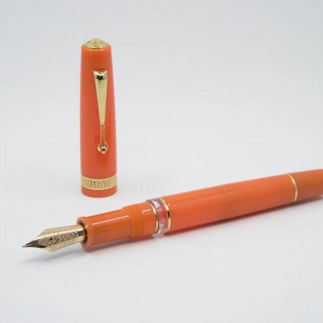 ASC Bologna Portofino Bespoke 2024 Arancio Gold Trim - Fountain Pen