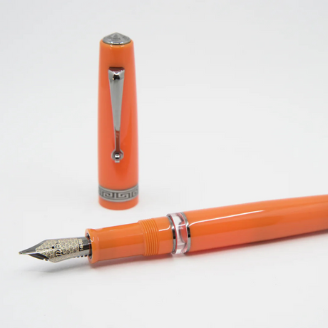 ASC Bologna Portofino Bespoke 2024 Arancio Ruthanium Trim - Fountain Pen