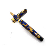 ASC (Armando Simoni Club) Gladiatore Medio Blue Lucens Celluloid Fountain Pen