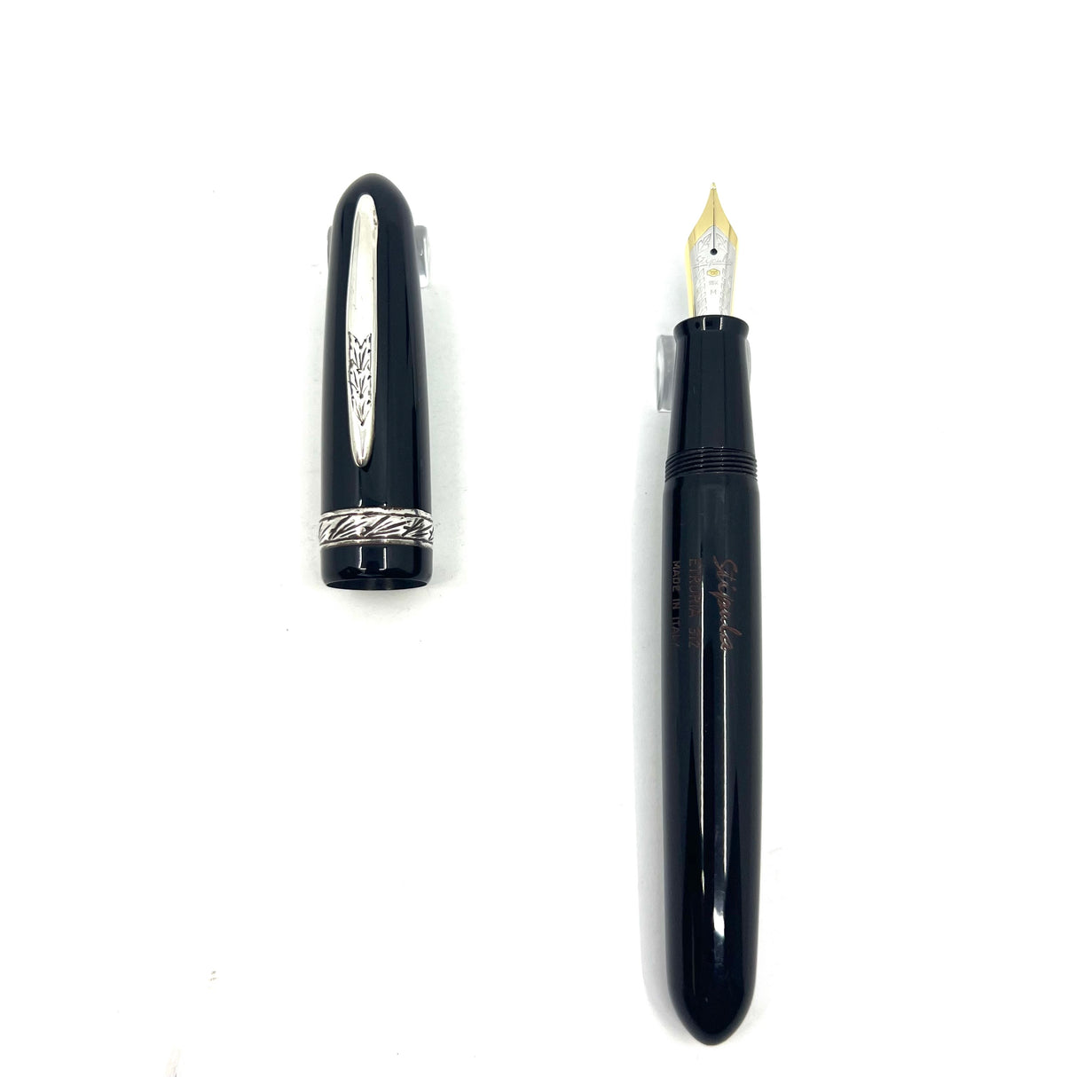 Stipula Large Size Black Etruria 312 Fountain Pen