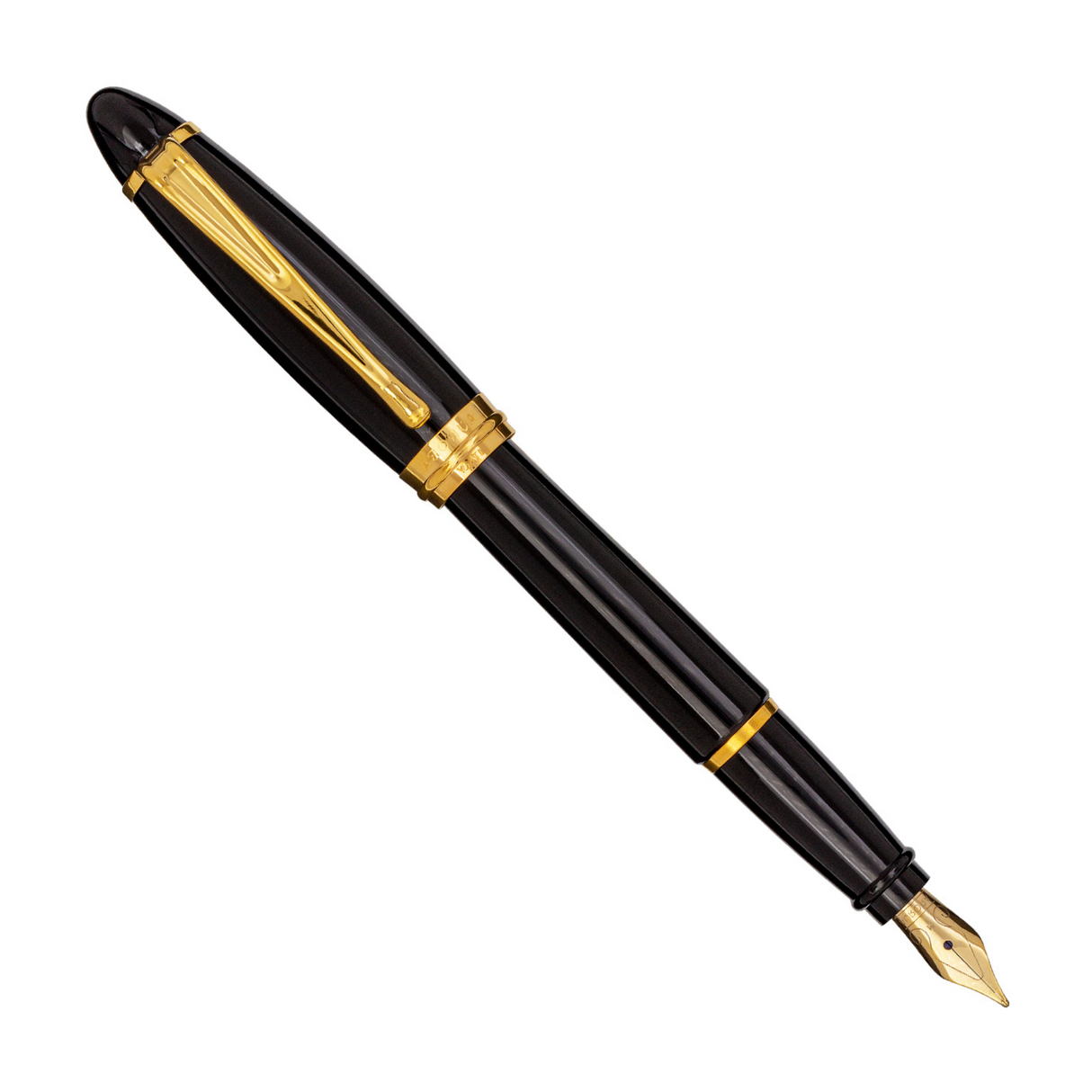 Aurora Ipsilon Resin Black Fountain Pen