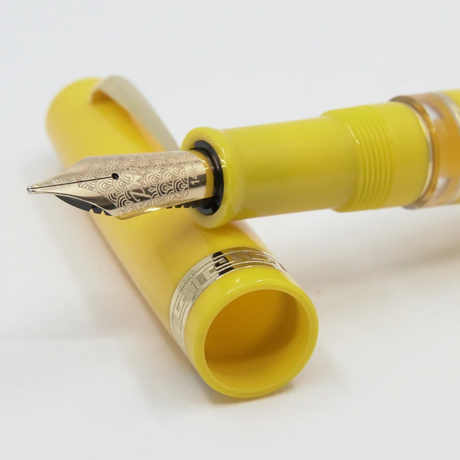 ASC Bologna Portofino Bespoke 2024 Giallo Gold Trim Fountain Pen