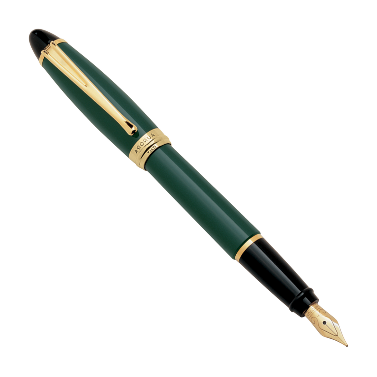 Aurora Ipsilon Resin Green Fountain Pen