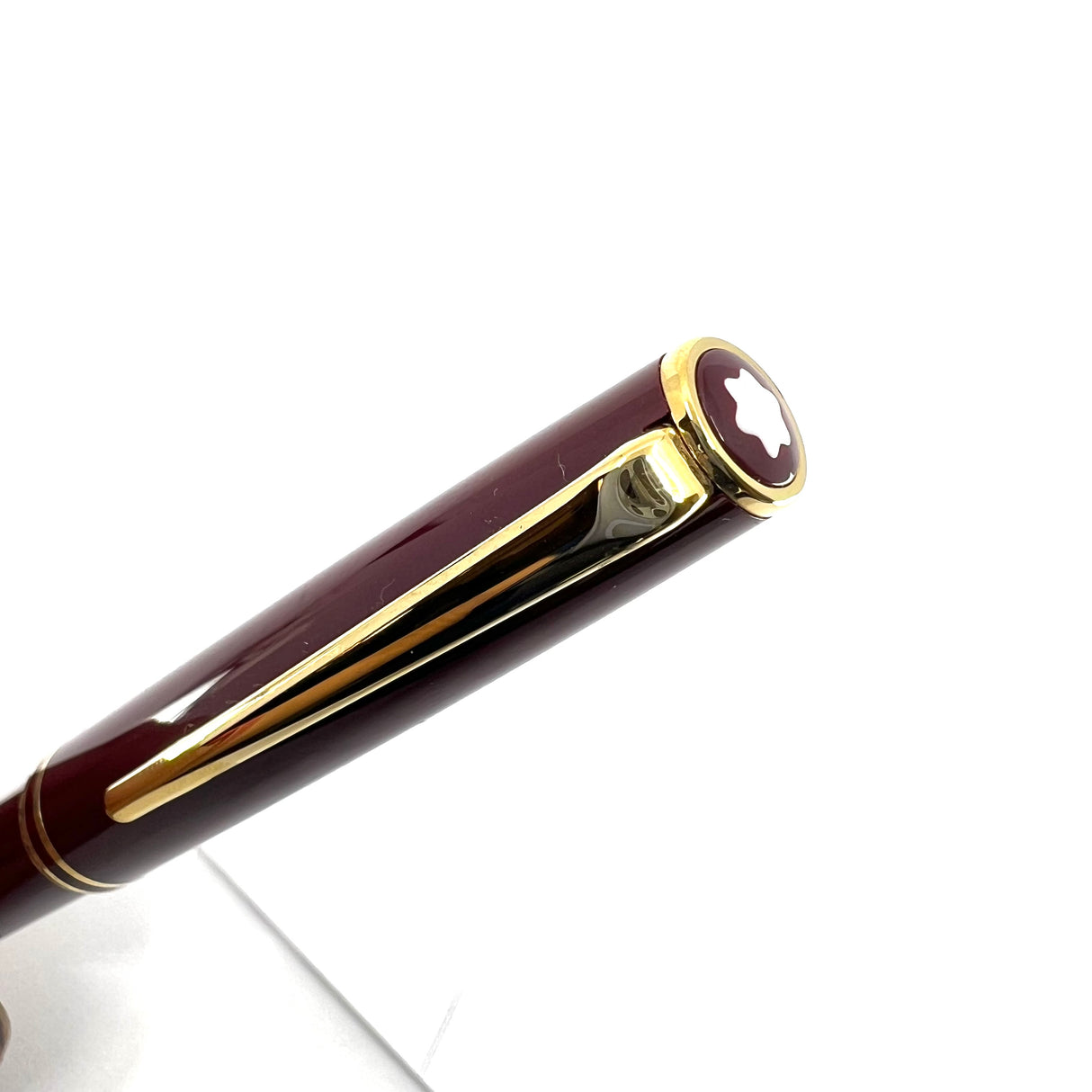 Montblanc "Classic" Burgundy Resin Ballpoint Pen - 1980s
