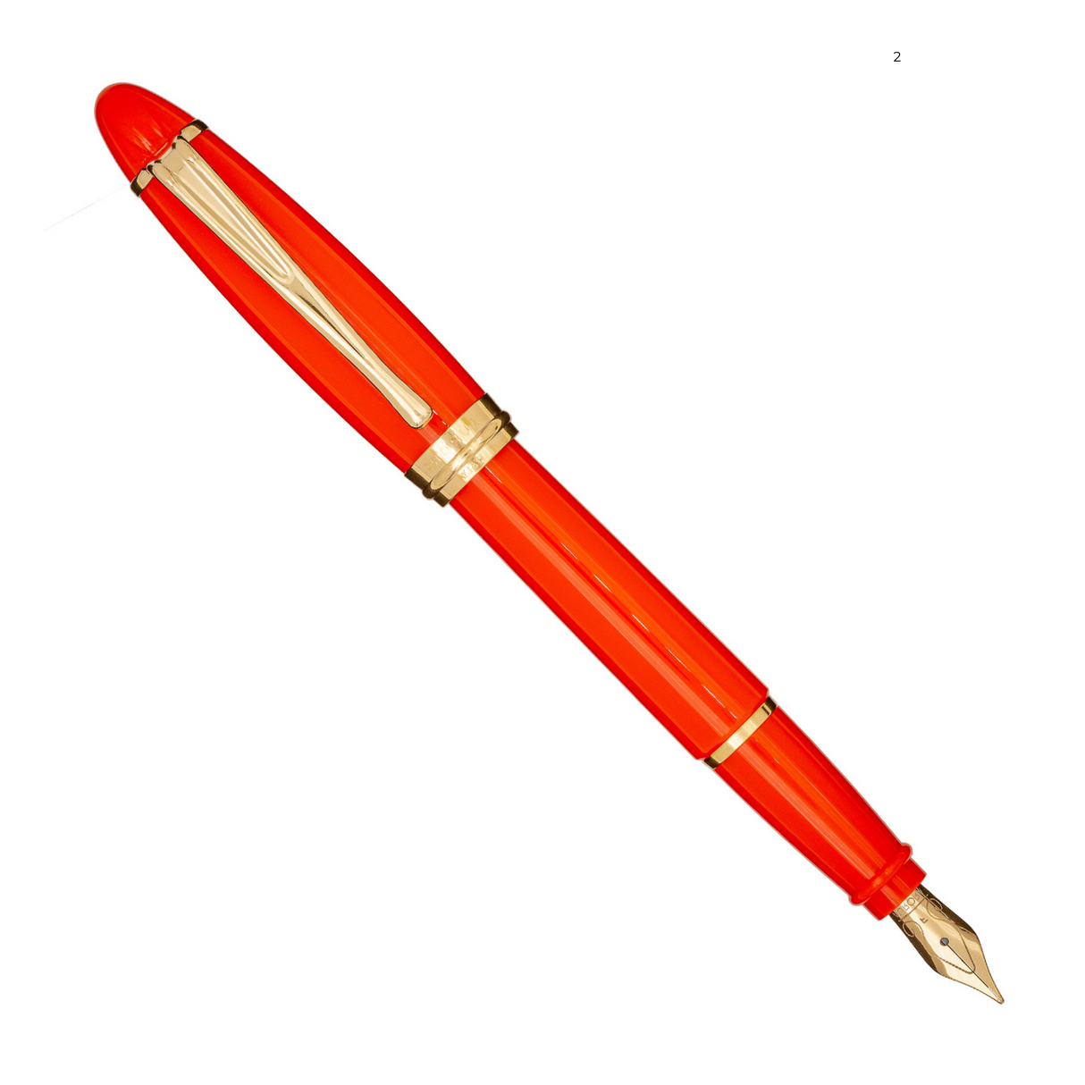 Aurora Ipsilon Seasons Autumn Orange w/Yellow gold trim Fountain Pen