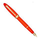 Aurora Ipsilon Autumn Orange Season Gold Trim Fountain Pen