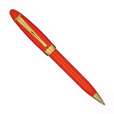 Aurora Ipsilon Autumn Orange Season Gold Trim Ballpoint